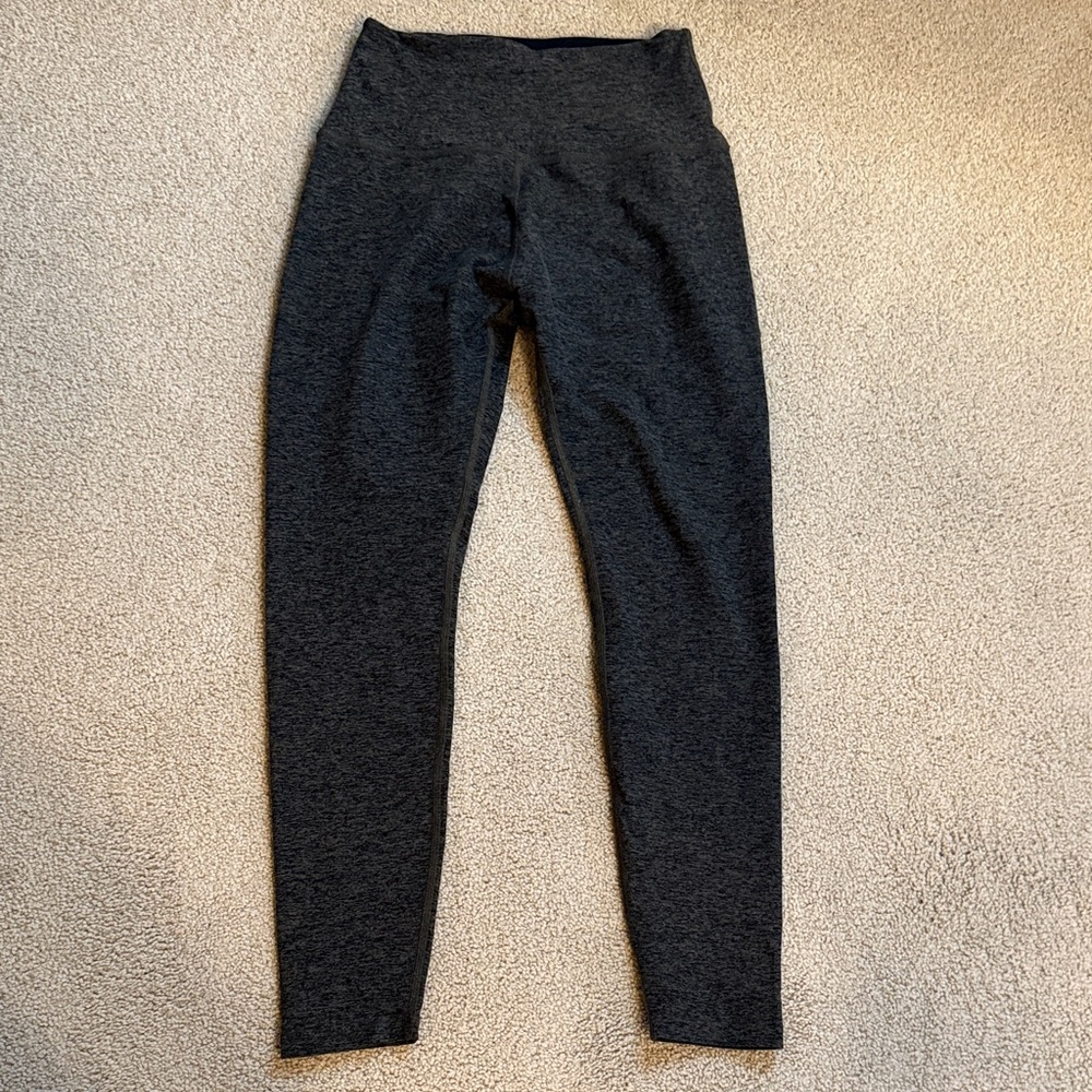 Beyond Yoga Green Heathered Leggings